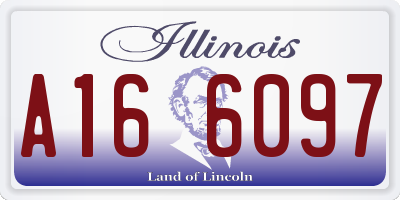 IL license plate A166097