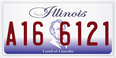 IL license plate A166121
