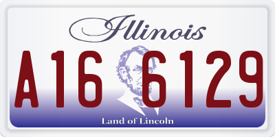 IL license plate A166129