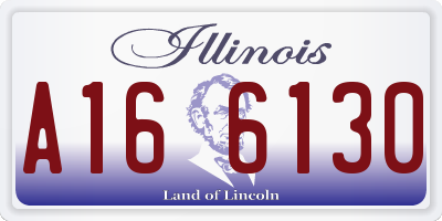 IL license plate A166130