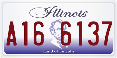IL license plate A166137