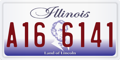 IL license plate A166141