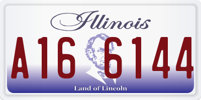 IL license plate A166144