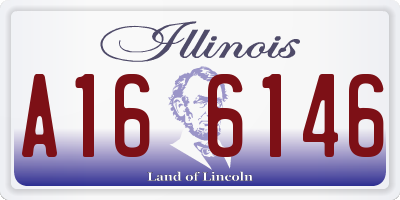 IL license plate A166146