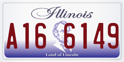 IL license plate A166149