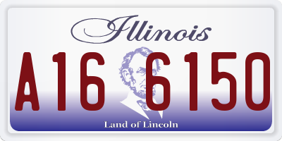 IL license plate A166150