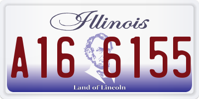 IL license plate A166155