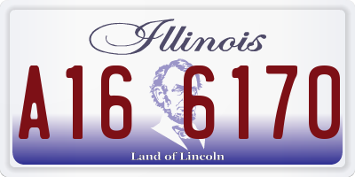 IL license plate A166170