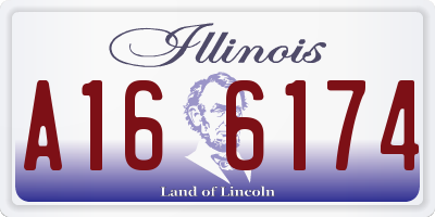 IL license plate A166174