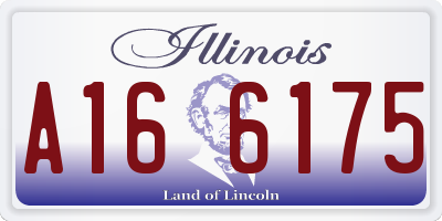 IL license plate A166175
