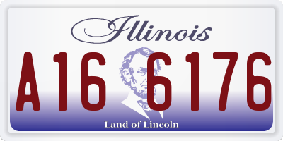 IL license plate A166176