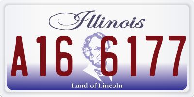 IL license plate A166177