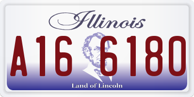 IL license plate A166180