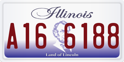 IL license plate A166188