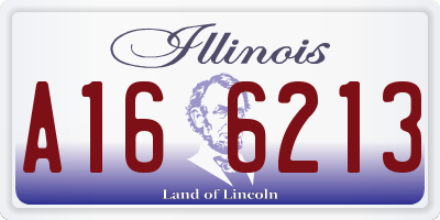 IL license plate A166213