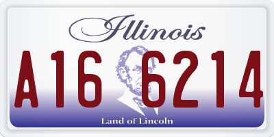 IL license plate A166214