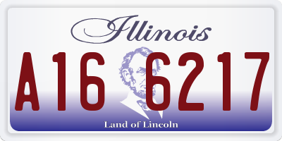 IL license plate A166217