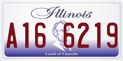 IL license plate A166219