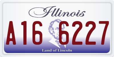 IL license plate A166227
