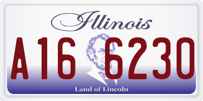 IL license plate A166230