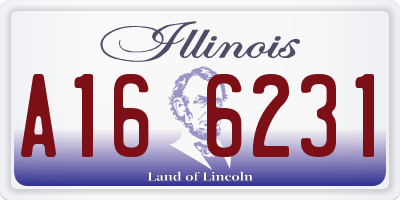 IL license plate A166231