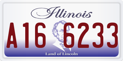 IL license plate A166233
