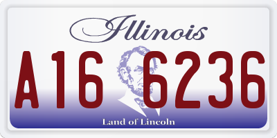 IL license plate A166236