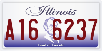 IL license plate A166237