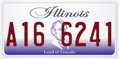 IL license plate A166241