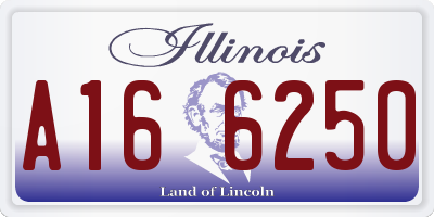 IL license plate A166250