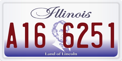 IL license plate A166251