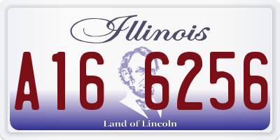 IL license plate A166256