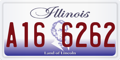 IL license plate A166262