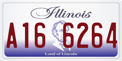 IL license plate A166264