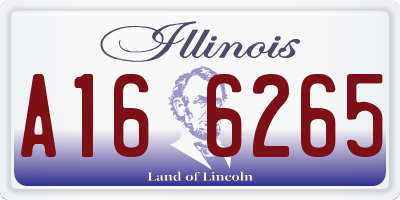 IL license plate A166265