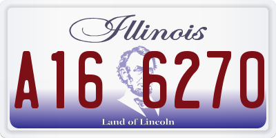 IL license plate A166270