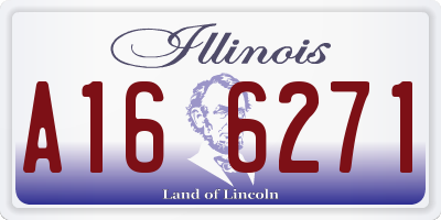 IL license plate A166271