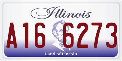IL license plate A166273
