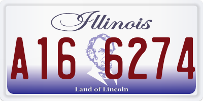 IL license plate A166274