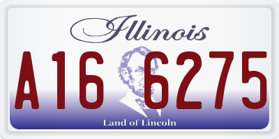 IL license plate A166275