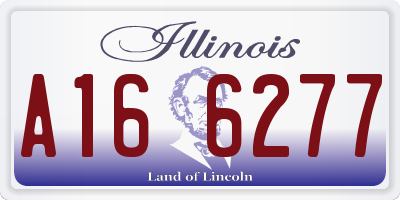 IL license plate A166277