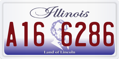 IL license plate A166286