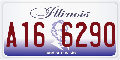 IL license plate A166290