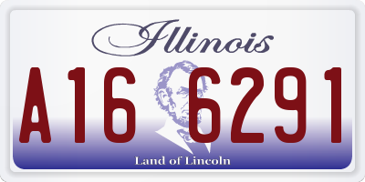 IL license plate A166291