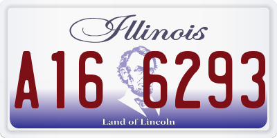 IL license plate A166293