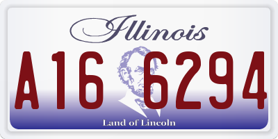 IL license plate A166294