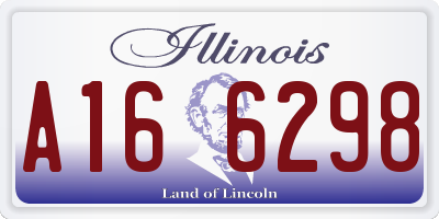 IL license plate A166298