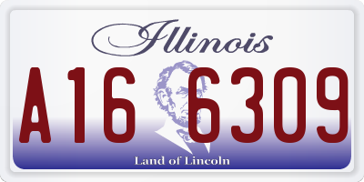 IL license plate A166309