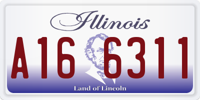IL license plate A166311