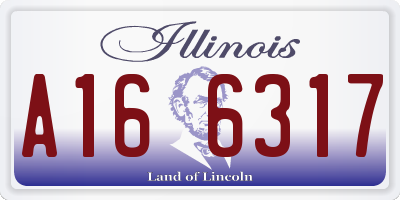 IL license plate A166317